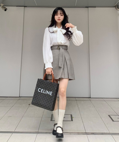 titty＆Co. PETIT by poyo（ティティーアンドコープティバイポヨ）の「【titty&Co. PETIT by POYO】ビックリボンブラウス（シャツ/ブラウス・レディース・ホワイト・FREE）」の13枚目の写真