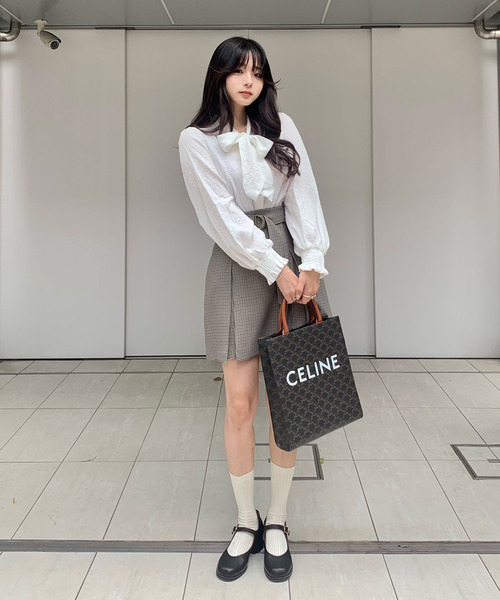 titty＆Co. PETIT by poyo（ティティーアンドコープティバイポヨ）の「【titty&Co. PETIT by POYO】ビックリボンブラウス（シャツ/ブラウス・レディース・ホワイト・FREE）」の11枚目の写真