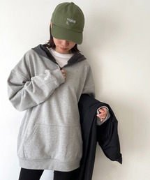 PEACEOUT ENJOY(ピースアウトエンジョイ) 切り替え裏毛パーカー