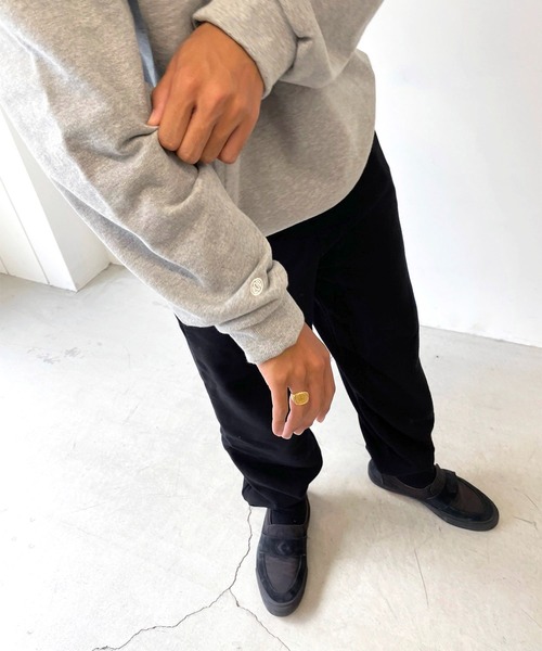 CANAL JEAN(キャナルジーン)の「PEACEOUT ENJOY(ピースアウトエンジョイ) 切り替え裏毛パーカー(パーカー・レディース・グレー・ONE SIZE)」の12枚目の写真
