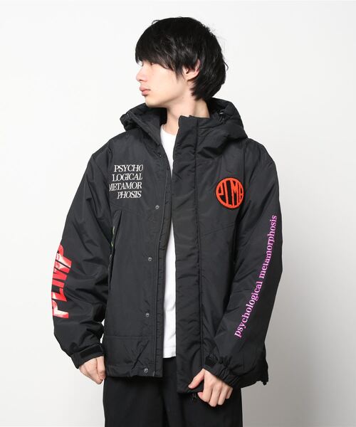 PSYCHOLOGICAL METAMORPHOSIS(サイコロジカルメタモーフォーセス)の「PLMP WARM PARKA(ダウンジャケット/コート・メンズ・ブラック/ブラウン・MEDIUM/X-LARGE/LARGE)」の2枚目の写真