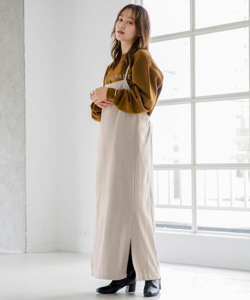 セール Feeling Made 起毛ツイル Iライン キャミワンピース ワンピース Coen コーエン のファッション通販 Zozotown