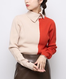 CIAOPANIC | 2トーンタートルネックプルオーバー(ニット/セーター)