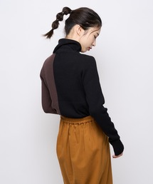 CIAOPANIC | 2トーンタートルネックプルオーバー(ニット/セーター)