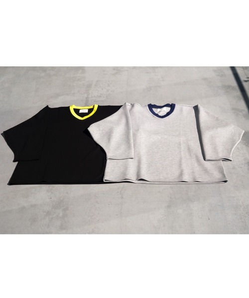 BEAVER(ビーバー)の「FAZZURA/ファズラ HOCKEY LONG SLEEVE ホッケーロングスリーブ(Tシャツ/カットソー・メンズ・ブラック/グレー・1/2)」の5枚目の写真