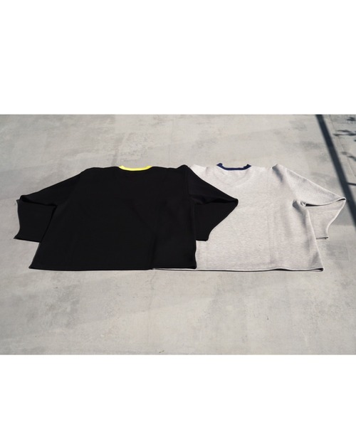 BEAVER(ビーバー)の「FAZZURA/ファズラ HOCKEY LONG SLEEVE ホッケーロングスリーブ(Tシャツ/カットソー・メンズ・ブラック/グレー・1/2)」の3枚目の写真