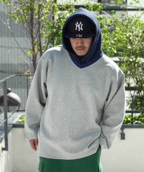 BEAVER(ビーバー)の「FAZZURA/ファズラ HOCKEY LONG SLEEVE ホッケーロングスリーブ(Tシャツ/カットソー・メンズ・ブラック/グレー・1/2)」の4枚目の写真