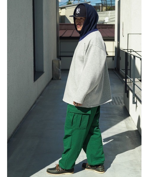 BEAVER(ビーバー)の「FAZZURA/ファズラ HOCKEY LONG SLEEVE ホッケーロングスリーブ(Tシャツ/カットソー・メンズ・ブラック/グレー・1/2)」の7枚目の写真