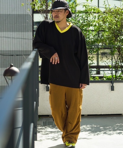 BEAVER(ビーバー)の「FAZZURA/ファズラ HOCKEY LONG SLEEVE ホッケーロングスリーブ(Tシャツ/カットソー・メンズ・ブラック/グレー・1/2)」の9枚目の写真