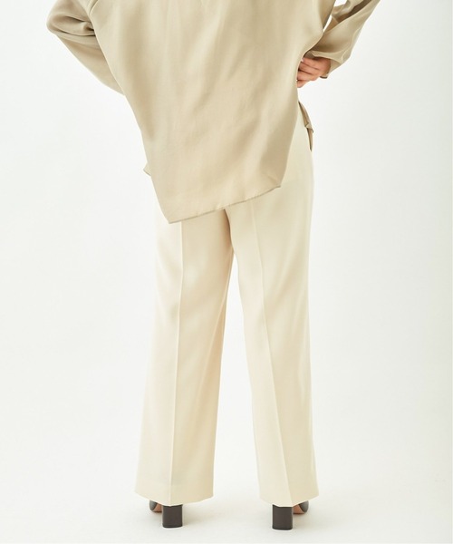 Plage washable straightパンツ ブラック 34 追加予約》washable straight パンツ 3（スラックス）｜Plage