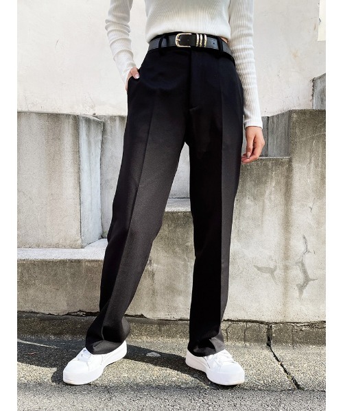 ENVYM(アンビー)の「センタープレスストレートPT(その他パンツ・レディース・ブラック/ブラウン/アイボリー・SMALL/MEDIUM)」の20枚目の写真