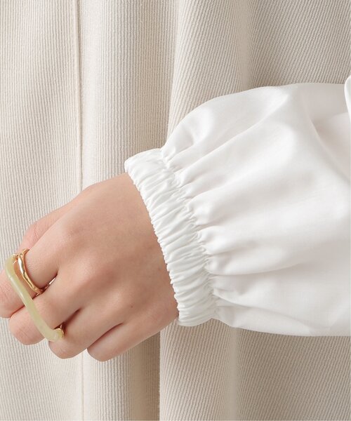 frames RAY CASSIN（フレームスレイカズン）の「ボリュームスリーブ切替ワンピース（ワンピース・レディース・ブラック/キナリ/ベージュ系・FREE）」の15枚目の写真