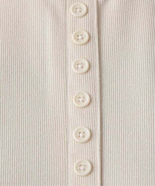 frames RAY CASSIN（フレームスレイカズン）の「ボリュームスリーブ切替ワンピース（ワンピース・レディース・ブラック/キナリ/ベージュ系・FREE）」の17枚目の写真