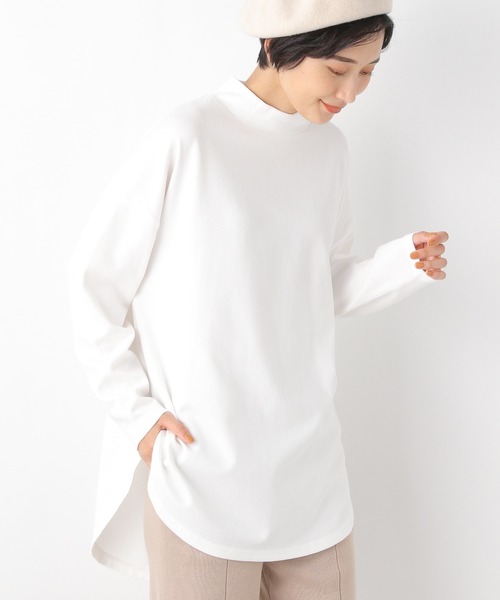 LEPSIM（レプシィム）の「ハイネックプルオーバー　215873（Tシャツ/カットソー・レディース・ブラック/オフホワイト/グリーン・FREE）」の2枚目の写真