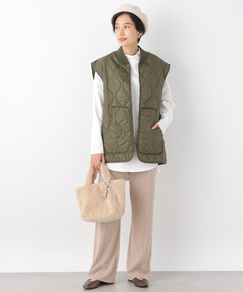 LEPSIM（レプシィム）の「ハイネックプルオーバー　215873（Tシャツ/カットソー・レディース・ブラック/オフホワイト/グリーン・FREE）」の4枚目の写真