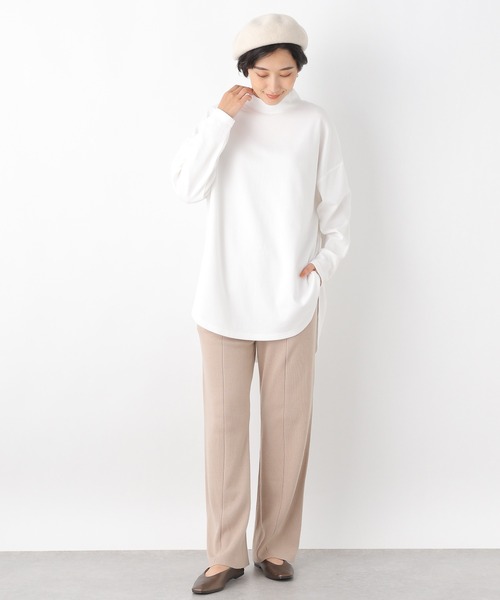 LEPSIM（レプシィム）の「ハイネックプルオーバー　215873（Tシャツ/カットソー・レディース・ブラック/オフホワイト/グリーン・FREE）」の5枚目の写真