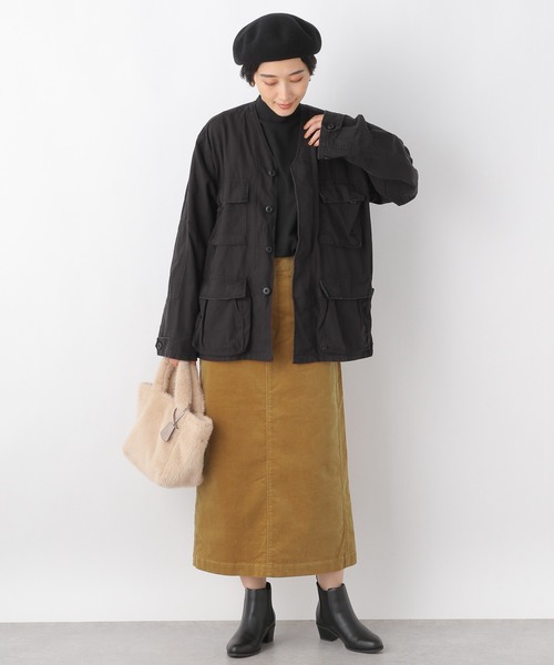 LEPSIM（レプシィム）の「ハイネックプルオーバー　215873（Tシャツ/カットソー・レディース・ブラック/オフホワイト/グリーン・FREE）」の6枚目の写真