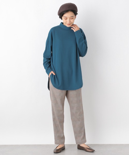 LEPSIM（レプシィム）の「ハイネックプルオーバー　215873（Tシャツ/カットソー・レディース・ブラック/オフホワイト/グリーン・FREE）」の7枚目の写真