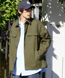 メンズ ミリタリーシャツジャケット