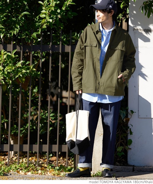 coca（coca）（コカ）の「メンズ ミリタリーシャツジャケット（ミリタリージャケット・メンズ・カーキ・ONE SIZE）」の12枚目の写真