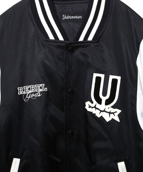 Undercoverism（アンダーカバイズム）の「UI1B4202（ブルゾン・メンズ・ブラック/ボルドー・2/4/3）」の4枚目の写真
