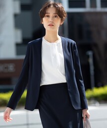 美品 おしゃれママ♡ INDIVI ママスーツ ノーカラープリーツスカートM 美品 おしゃれママ♡ INDIVI ママスーツ ノーカラープリーツスカートM