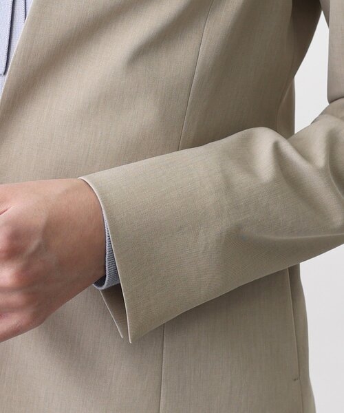 INDIVI（インディヴィ）の「◇【洗える】ナチュラル ノーカラー