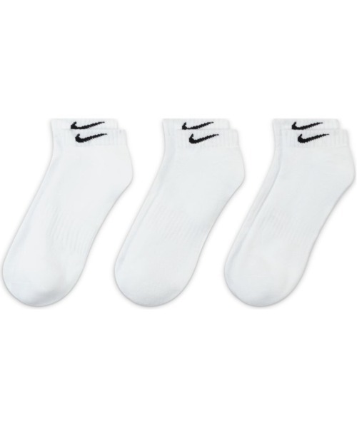 NIKE(ナイキ)の「《NIKEアパレル》ナイキ 3P エブリデイ クッション ロー ソックス(ソックス/靴下・メンズ・マルチ/ホワイト/ブラック・23-25/25-27/27-29/21-23)」の5枚目の写真