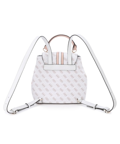 Guess(ゲス)の「KASINTA Flap Backpack(バックパック/リュック・レディース・ブラウン/ホワイト・ONE SIZE)」の3枚目の写真
