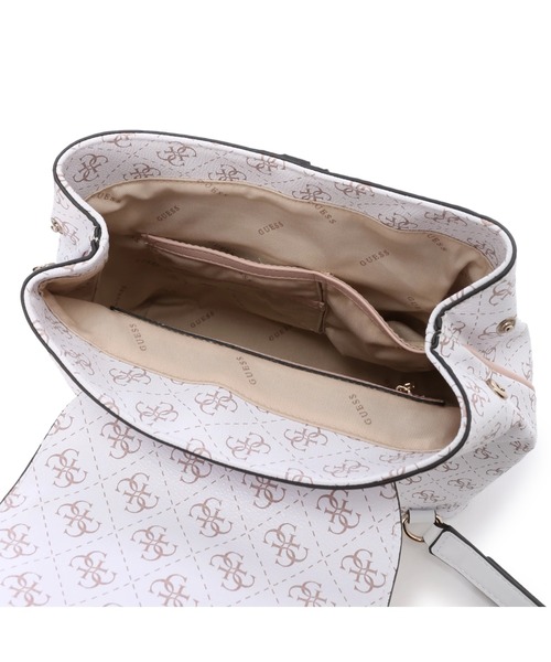 Guess(ゲス)の「KASINTA Flap Backpack(バックパック/リュック・レディース・ブラウン/ホワイト・ONE SIZE)」の9枚目の写真