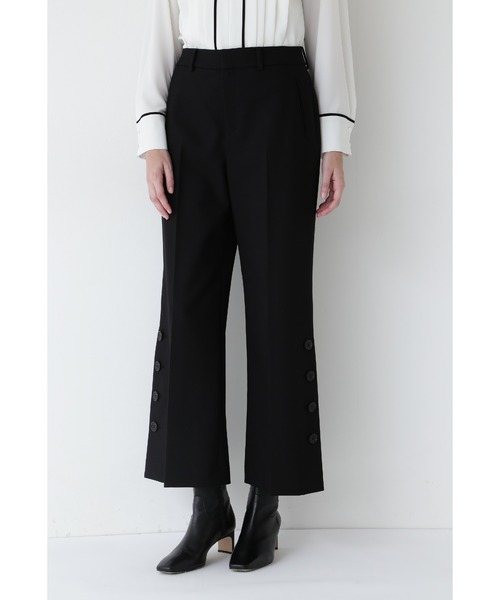 BOSCH（ボッシュ）の「C/PEストレッチワイドパンツ（その他パンツ・レディース・ブラック/ホワイト系その他/レッド/ブルー/グリーン・36/38/34/40）」の3枚目の写真