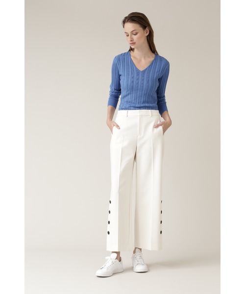 BOSCH（ボッシュ）の「C/PEストレッチワイドパンツ（その他パンツ・レディース・ブラック/ホワイト系その他/レッド/ブルー/グリーン・36/38/34/40）」の12枚目の写真