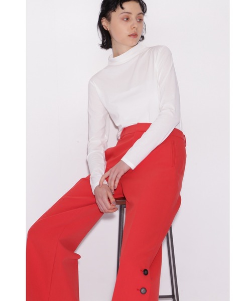 BOSCH（ボッシュ）の「C/PEストレッチワイドパンツ（その他パンツ・レディース・ブラック/ホワイト系その他/レッド/ブルー/グリーン・36/38/34/40）」の8枚目の写真