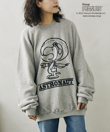 【PEANUTS×SPORTS WEAR】別注 オーバーサイズ プリントスウェット