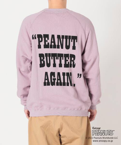 PEANUTS×SPORTS WEAR】別注 オーバーサイズ プリントスウェット