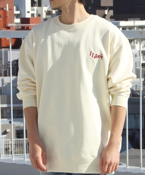 LAVEANGE（ラビアンジェ）の「刺繍10オンス裏パイルスウェットプルオーバー（スウェット・メンズ・グレー/イエロー/ブルー/アイボリー・M/L）」の20枚目の写真