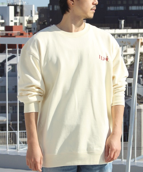 LAVEANGE（ラビアンジェ）の「刺繍10オンス裏パイルスウェットプルオーバー（スウェット・メンズ・グレー/イエロー/ブルー/アイボリー・M/L）」の22枚目の写真