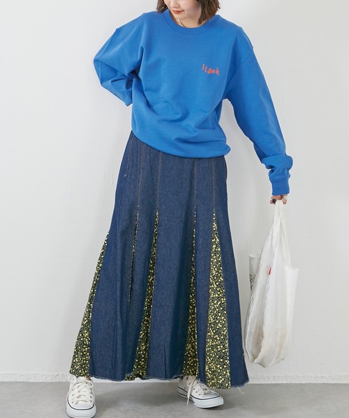 LAVEANGE（ラビアンジェ）の「刺繍10オンス裏パイルスウェットプルオーバー（スウェット・メンズ・グレー/イエロー/ブルー/アイボリー・M/L）」の10枚目の写真