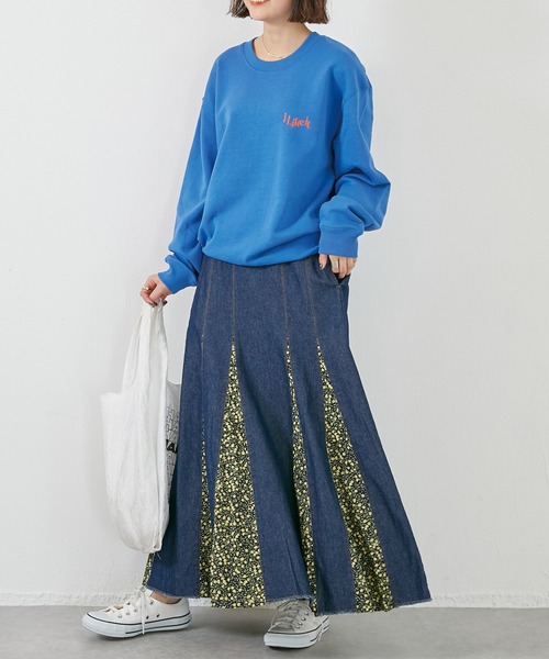 LAVEANGE（ラビアンジェ）の「刺繍10オンス裏パイルスウェットプルオーバー（スウェット・メンズ・グレー/イエロー/ブルー/アイボリー・M/L）」の11枚目の写真