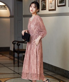 スパークルレースドレス（ドレス）｜SNIDEL（スナイデル）の