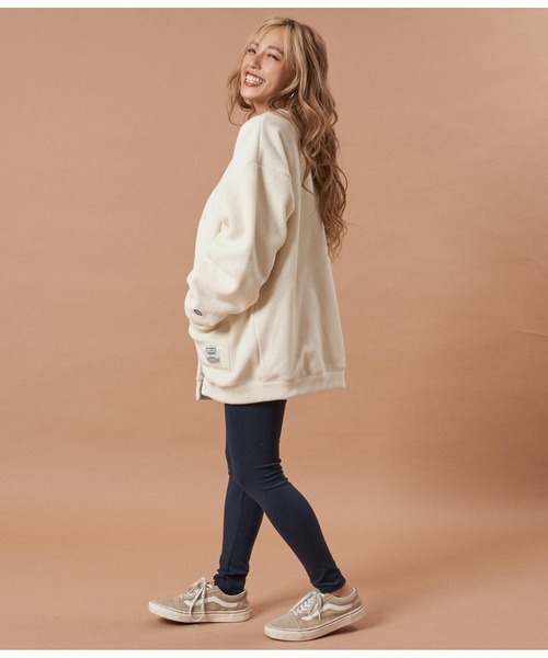 anap mimpi（アナップミンピ）の「スムースタッチレギンス（レギンス/スパッツ・レディース・ライトグレー/ブラック/ネイビー・FREE）」の13枚目の写真