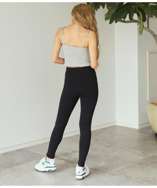 anap mimpi（アナップミンピ）の「スムースタッチレギンス（レギンス/スパッツ・レディース・ライトグレー/ブラック/ネイビー・FREE）」の6枚目の写真