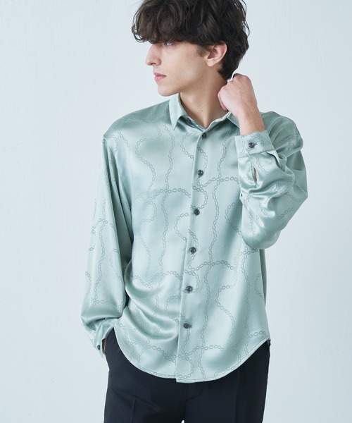 Lui's（ルイス）の「トリアセジャガードボリュームシャツ（シャツ