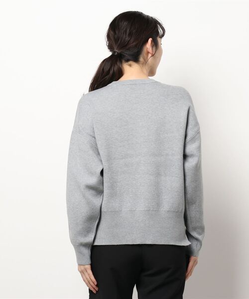 Te chichi（テチチ）の「ダブルジャカードロゴニット（ニット/セーター・レディース・ブラック/グレー/オフホワイト・ﾌﾘ-）」の5枚目の写真