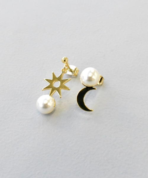 fing.（フィング）の「pierce gold（ピアス（両耳用）・レディース・ゴールド・フリー）」の2枚目の写真