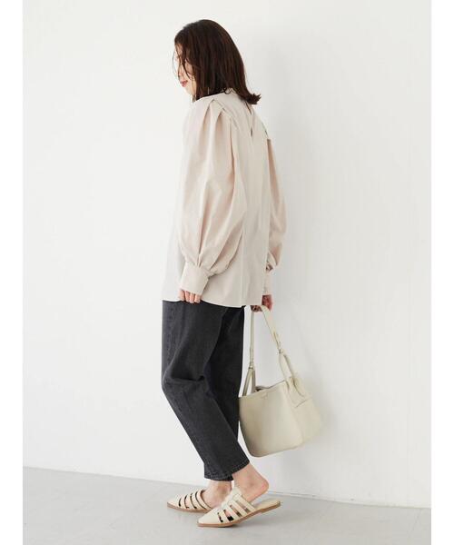 Green Parks(グリーンパークス)の「美脚テーパードBKデニムパンツ(その他パンツ・レディース・ブラック・S/M/L)」の21枚目の写真