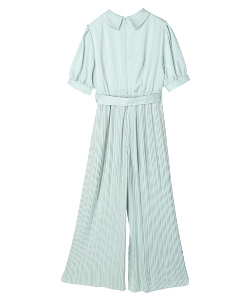 DURAS（デュラス）の「ベルト付きプリーツオールインワン（つなぎ/オールインワン・レディース・ブルー/グリーン・FREE）」の6枚目の写真