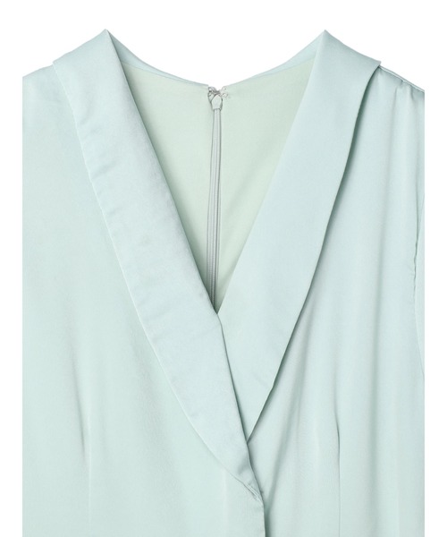 DURAS（デュラス）の「ベルト付きプリーツオールインワン（つなぎ/オールインワン・レディース・ブルー/グリーン・FREE）」の7枚目の写真