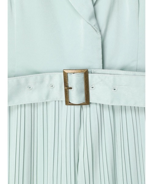 DURAS（デュラス）の「ベルト付きプリーツオールインワン（つなぎ/オールインワン・レディース・ブルー/グリーン・FREE）」の9枚目の写真