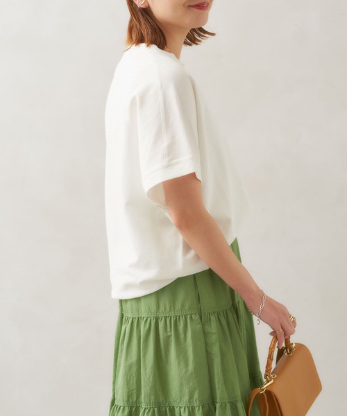 JOURNAL STANDARD(ジャーナルスタンダード)の「DEPENDインレーフォルムプルオーバー(Tシャツ/カットソー・レディース・パープル系その他/ブラック/ホワイト・FREE)」の13枚目の写真